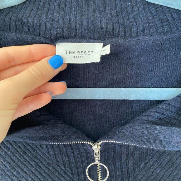 Cashmere half zip sweater - Picture 3 of 5